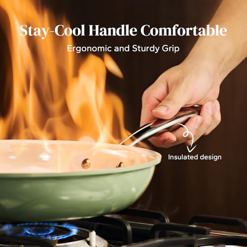 Non Stick Ceramic Frying Pan Set (3 Count)