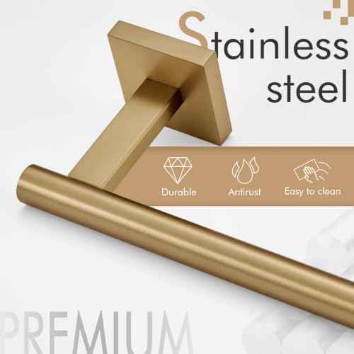 Bathroom Towel Bar Hand Towel Holders Wall Mount Toilet Kitchen Cabinet Paper Holder Stainless Steel Bath Hardware Champagne Bronze