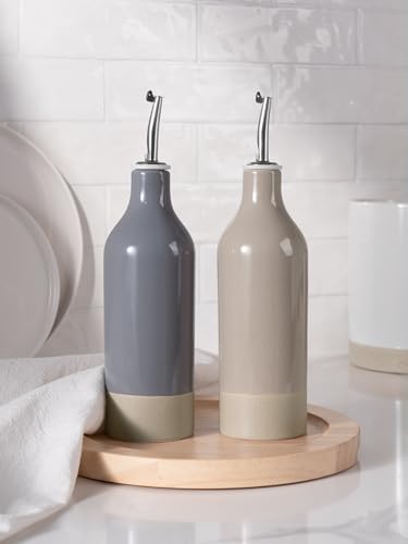 Ceramic Oil Dispenser Bottle (2 Count)