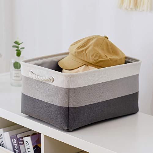 Large Storage Baskets for Shelves (3 Count)
