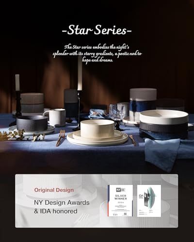 Star 8.25" Pasta Bowls Set of 8 (8 Count)