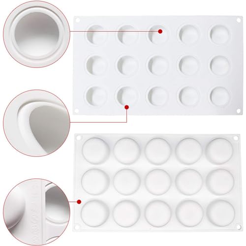 Flat Circle Silicone Mold for Baking Mousse Cake