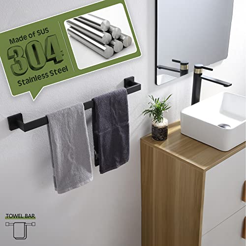 20 Inch Single Towel Bar (2 Count)