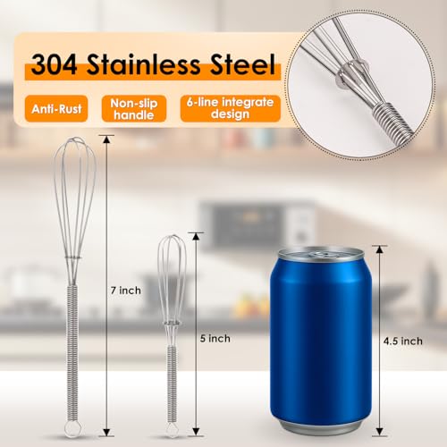 5 & 7 Inch Mini Whisks Anti (2 Count)