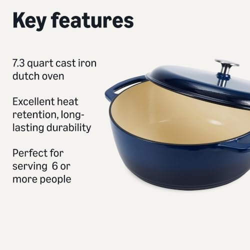 Enameled Cast Iron Dutch Oven Pot with Lid