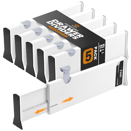 Adjustable Deep Drawer Divider (5 Count)