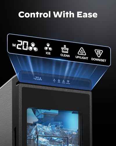Clear Ice Cube Maker Countertop