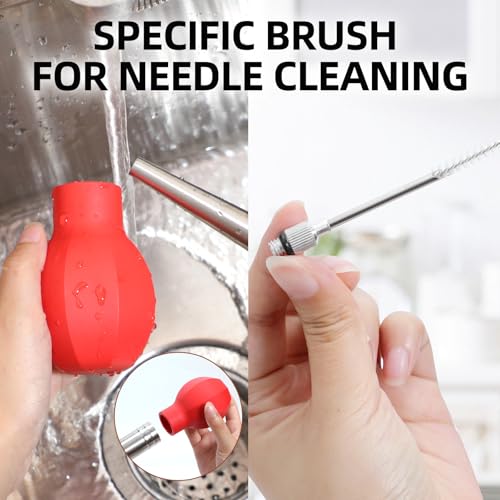 Large Turkey Baster with Cleaning Brush & Needle