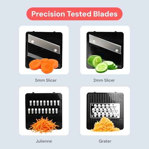 Essential Mandoline Vegetable Slicer & Julienne Cutter