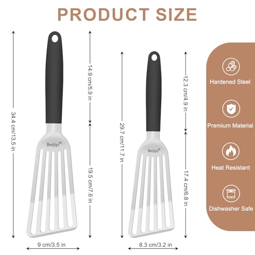 2 Pack Stainless Steel Fish Spatula (2 Count)