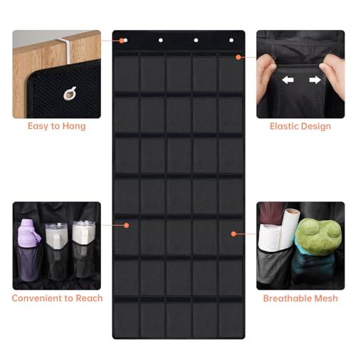 35 Pockets Door Hanging Cup Organizer Fit for Stanley Tumbler (35 Count)