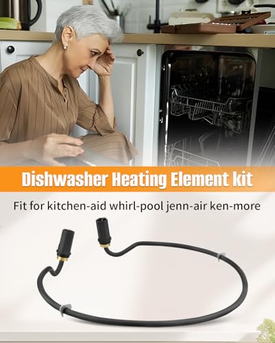 Dishwasher Heating Element Kit Fit for Whirlpool Kenmore Kitchenaid Maytag