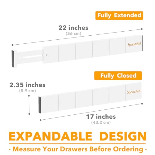 Bamboo Drawer Dividers with Inserts and Labels
