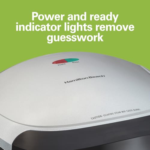 Electric Indoor Grill With Floating Hinge For Thicker Food