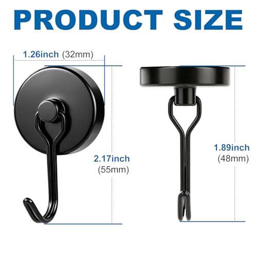 Magnetic Hooks (6 Count)