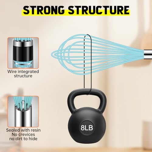 4 Pieces Silicone Whisks Set