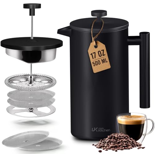 304 Grade Stainless Steel French Press 17 Oz