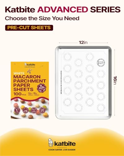 12x16 Inch Macaron Parchment Paper Sheets 100PCS