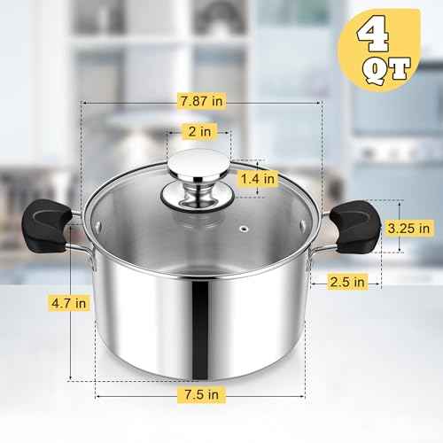4 Qt Pot with Lid