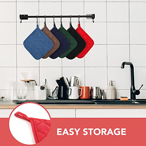4 Pack Heat Resistant Pot Holders (4 Count)