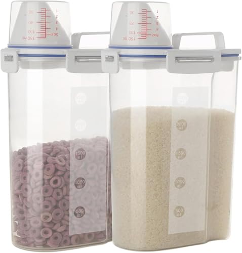2 Pcs 5.5 LB Rice Storage Container (2 Count)