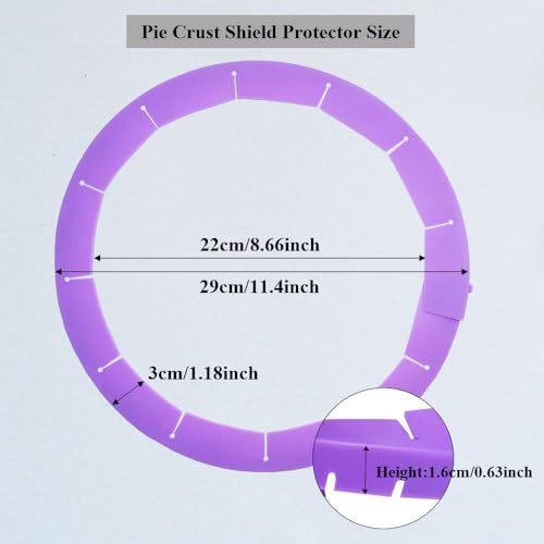 Adjustable Pie Crust Shields Baking Protectors