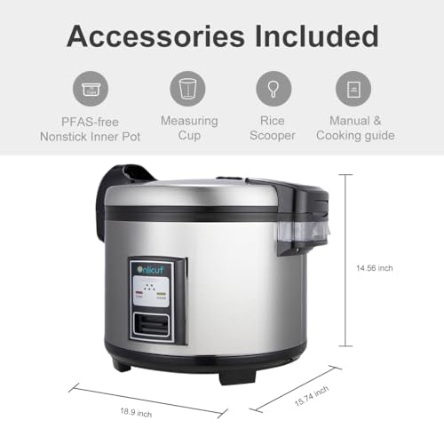 Commercial Rice Cooker 35 Cups Uncooked