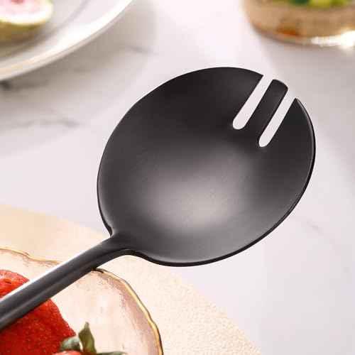 Black Salad Serving Utensils (2 Count)