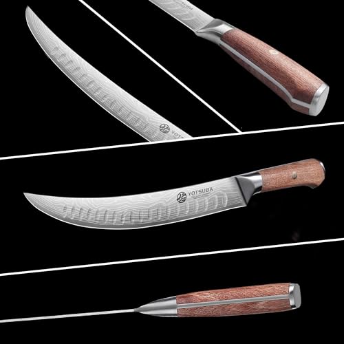 10 Inch Japanese Style Premium Natural Rosewood Butcher Knife