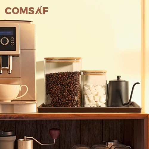 Glass Storage Containers with Bamboo Lids 1.2 (2 Count)