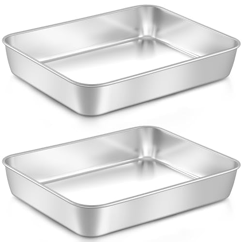 Stainless Steel Baking Pan Set (2 Count)