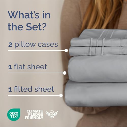 Queen Size 4 Piece Sheet Set