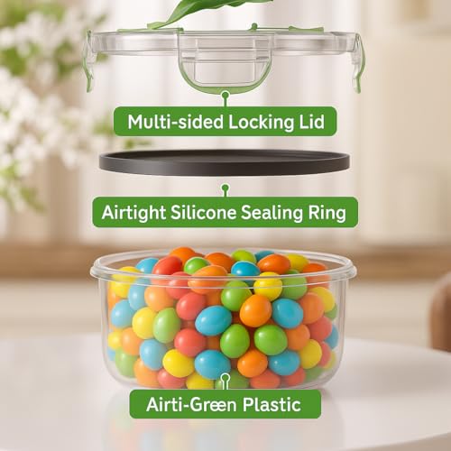 56 PCS Food Storage Containers with Lids Airtight (56 Count)