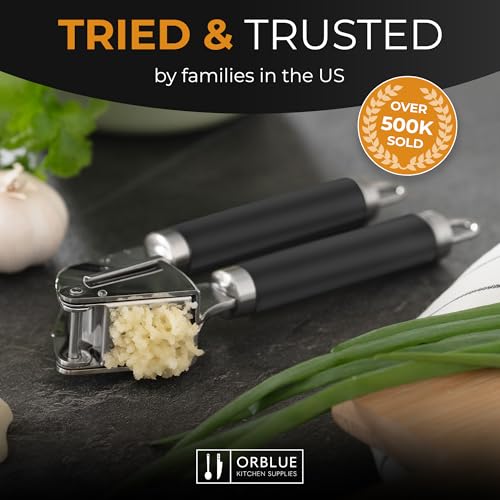 Garlic Press and Peeler Set
