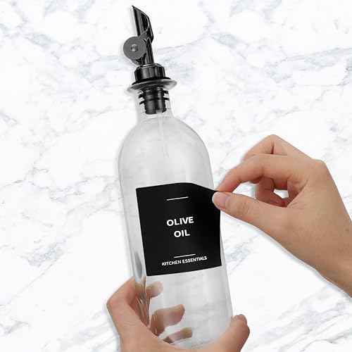 Large Oil Dispenser for Kitchen (2 Count)