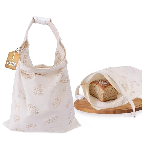 Reusable Linen Bread Bags for Sourdough & Homemade Bread