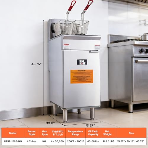 Commercial Natural Gas Fryer