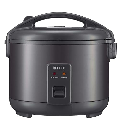 JNP-S15U-KY 8 Cup Capacity Rice Cooker with Non-Stick Inner Pot, Retractable Power Cord, and Keep Warm up to 12 hours, Black