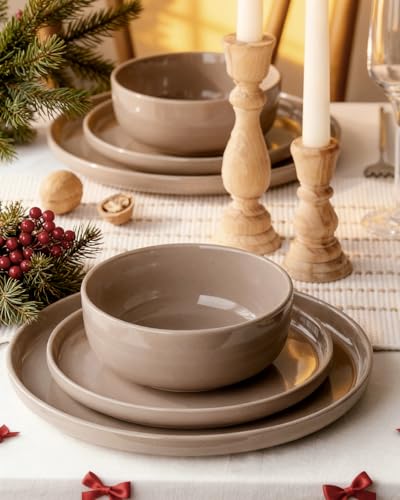 Milkyway 12 Piece Stoneware Dinnerware Set