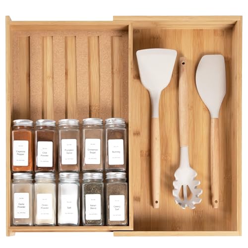 Expandable Spice Drawer Organizer