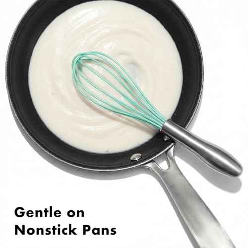 10 Inch Teal Silicone Whisk