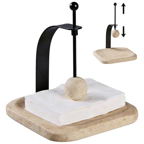 Natural Travertine Napkin Holder