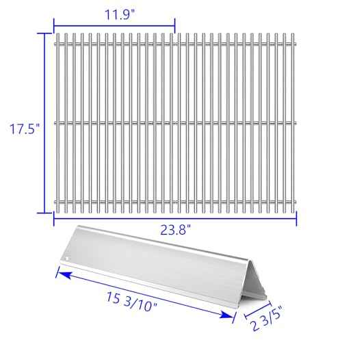7636 7638 7639 Grill Grates Grill Replacement Parts for Weber Spirit Grill Spirit II E