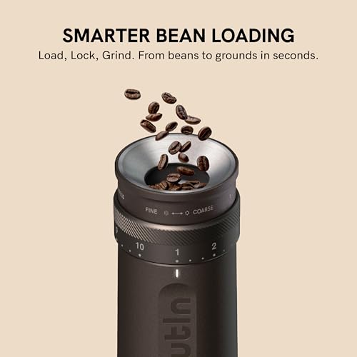 Fino Portable Electric Coffee Grinder with 28 Precise Grind Settings