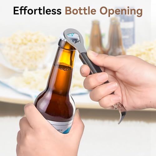2-in-1 Can Punch Opener & Bottle Opener, 2-Pack, 6.1" (2 Count)