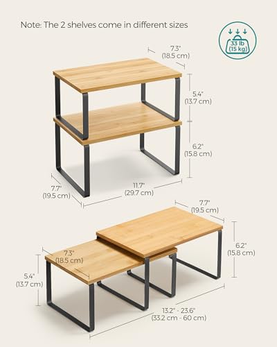 Cabinet Organizer Shelf (2 Count)
