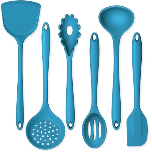 Silicone Cooking Kitchen Utensils Set (6 Count)
