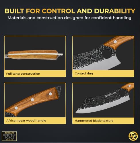 Hand Forged Professional Butcher Knife (6 Count)