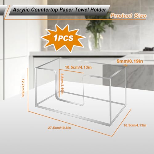 Acrylic Paper Towel Dispenser