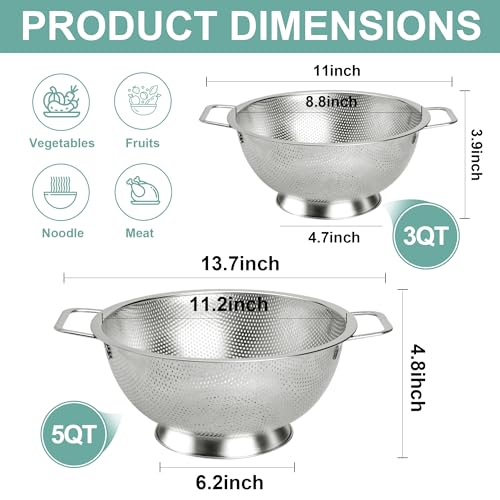 Colander Stainless Steel 5
